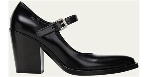 prada mary jane shoes uk|block heeled mary jane shoes.